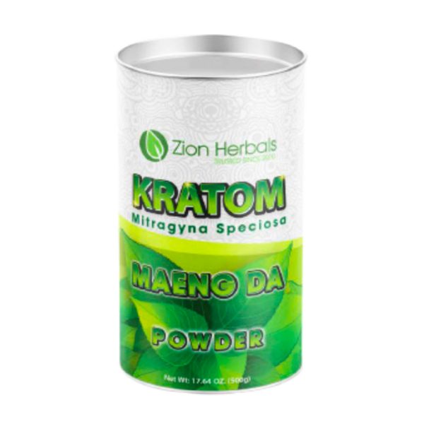 Zion Herbals Maeng Da Kratom Powder Canister