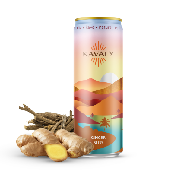 Kavaly Original Sparkling Beverage- Ginger Bliss 24PK